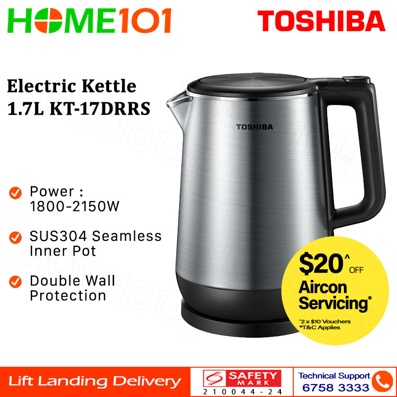 Toshiba Electric Kettle 1.7L KT-17DRRS