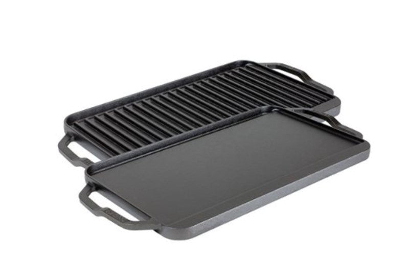 Lodge Cast Iron Reversible Grill / Griddle 19.5 x 10 Inch LCDRGINT || LCDRG (1-Piece)