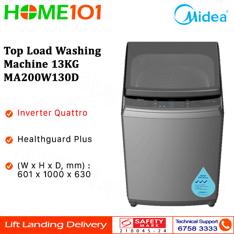 Midea Top Load Washer 13KG MA200W130D