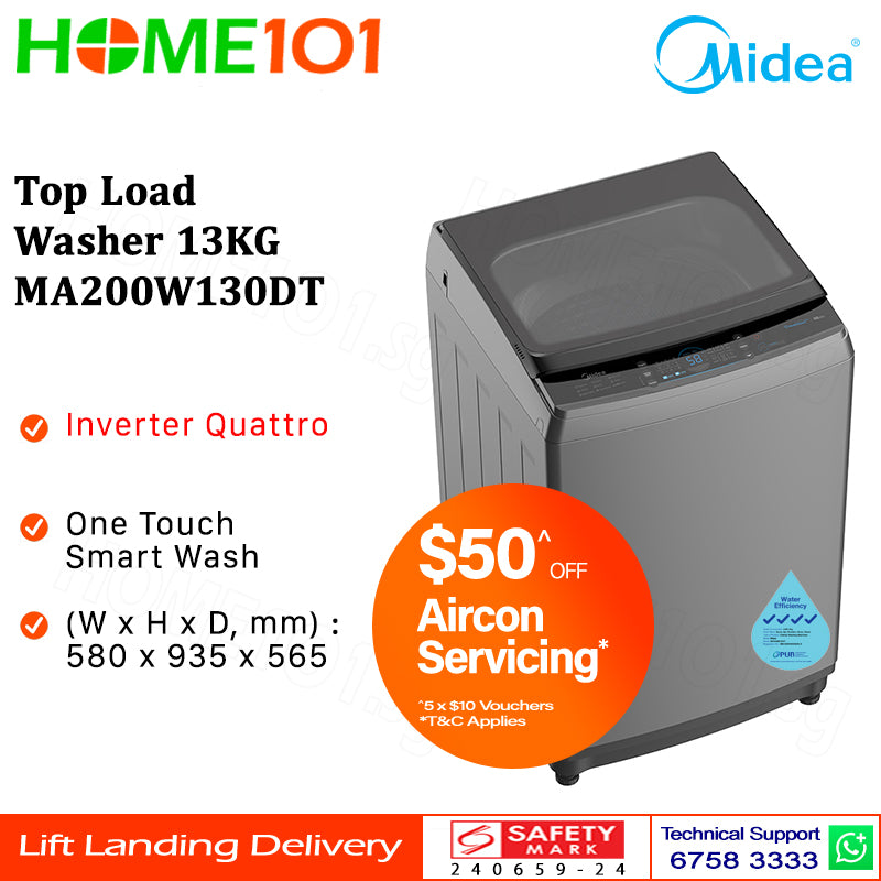 Midea Top Load Washer 13KG MA200W130DT