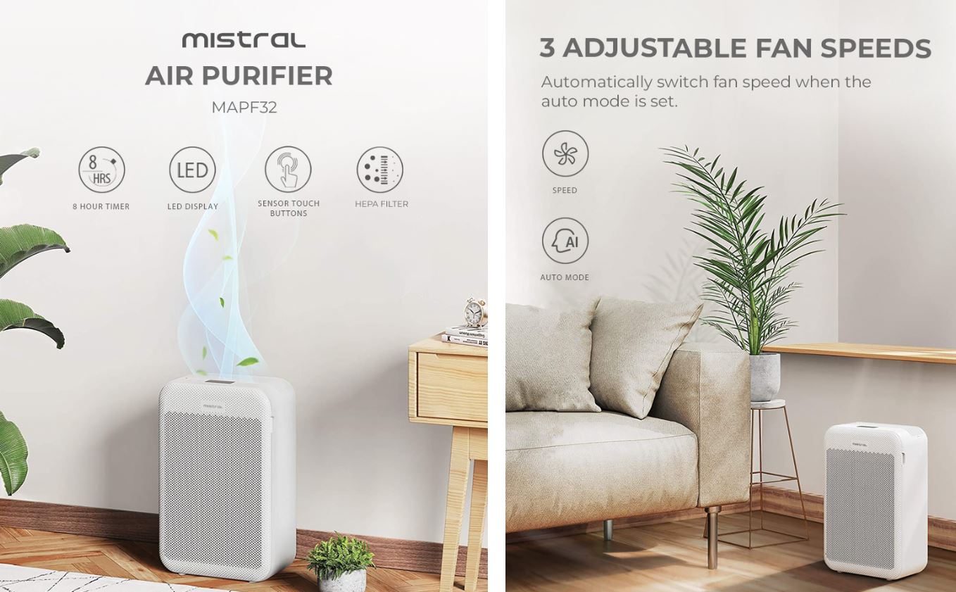 Mistral Smart Air Purifier with HEPA FIlter MAPF32