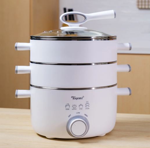 Toyomi 2-in-1 Combo Steamer & Hotpot 4.0L MC 686SS