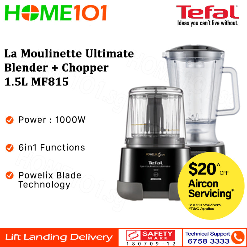 Tefal La Moulinette Ultimate Blender + Chopper 1.5L MF815