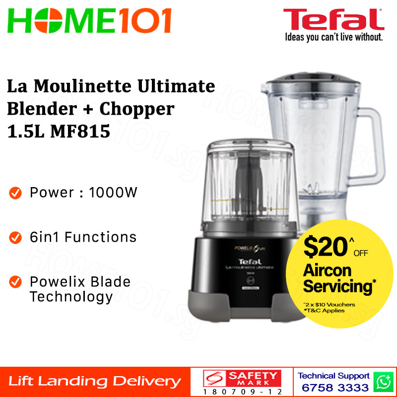 Tefal La Moulinette Ultimate Blender + Chopper 1.5L MF815
