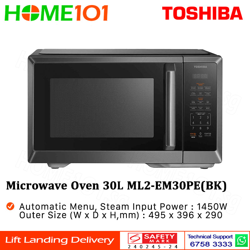 Toshiba Microwave Oven 30L ML2-EM30PE (BS)