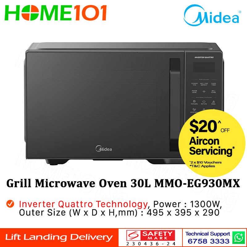 Midea Grill Microwave Oven 30L MMO-EG930MX