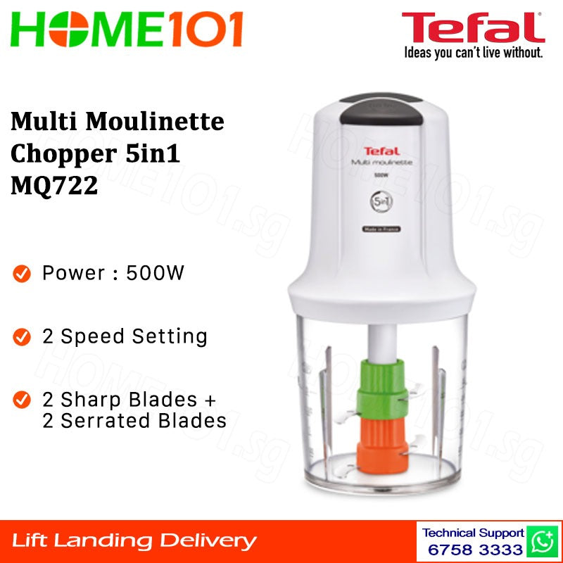 Tefal Multi Moulinette Chopper 500ml 5in1 MQ722