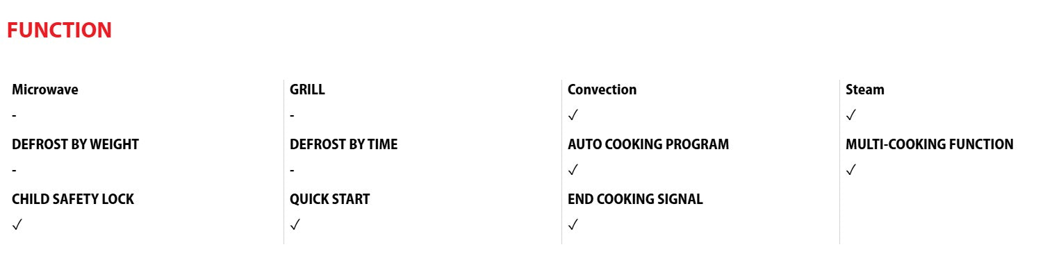 Toshiba Steam Oven 20L MS3-STQ20SE (BK) | MS3-STQ20SE (WH)