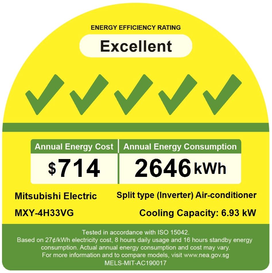 Mitsubishi StarMex Multi-Split AirCon MXY-4H33VG/MSXY-FP10VG x 4 - CLIMATE VOUCHER ELIGIBLE