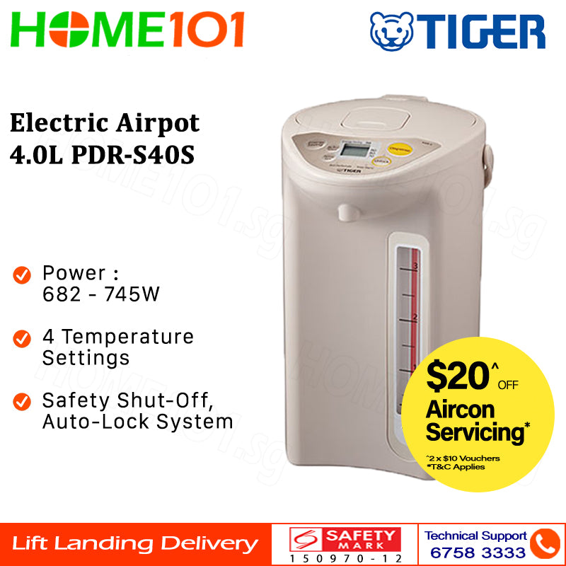 Tiger Electric Airpot 3.0 - 4.0L PDR-S30S I PDR-S40S