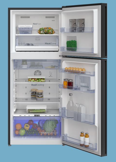 Beko 2 Door Top Freezer Fridge 340L RDNT371E50VZGB