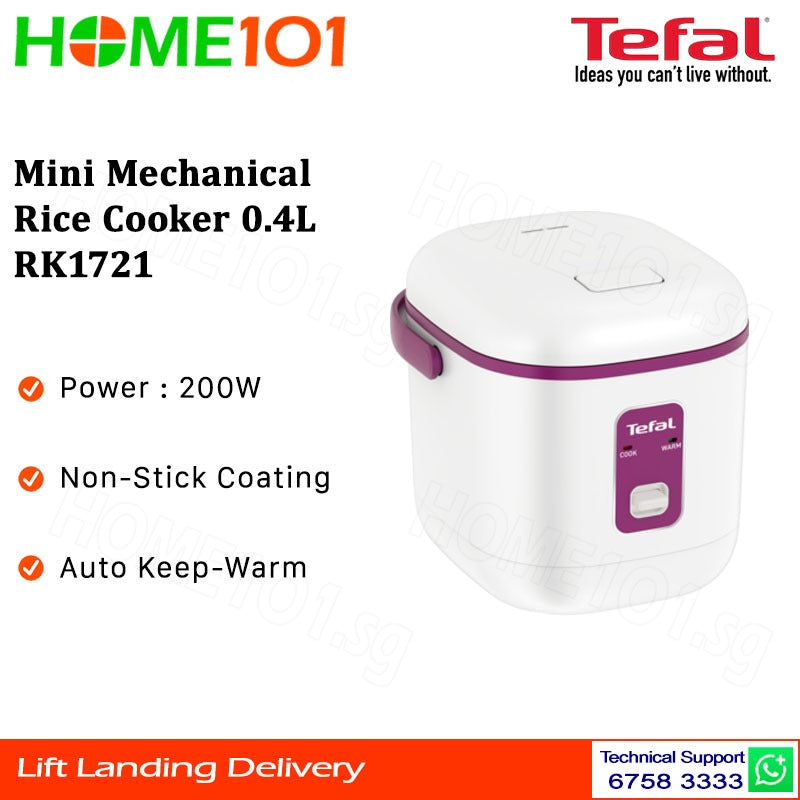 Tefal Mini Mechaniecal Rice Cooker 0.4L RK1721