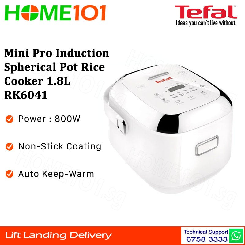 Tefal Mini Pro Induction Spherical Pot Rice Cooker 1.8L RK6041