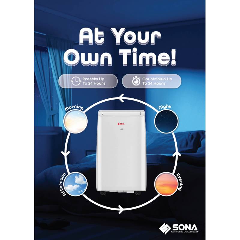 Sona Portable Aircon 14000BTU SACN 6284