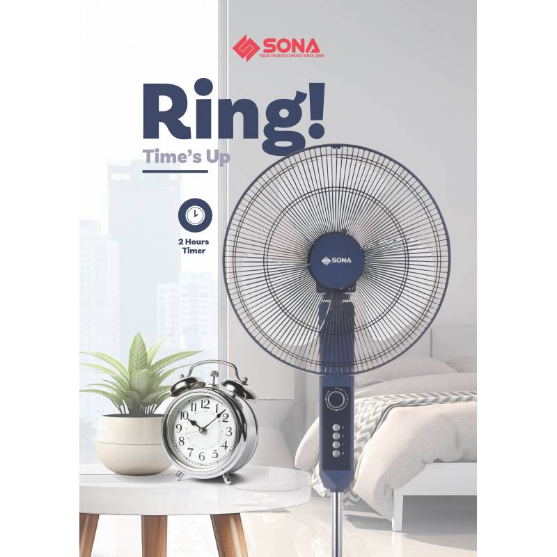 Sona Stand Fan 16" SFS 6402
