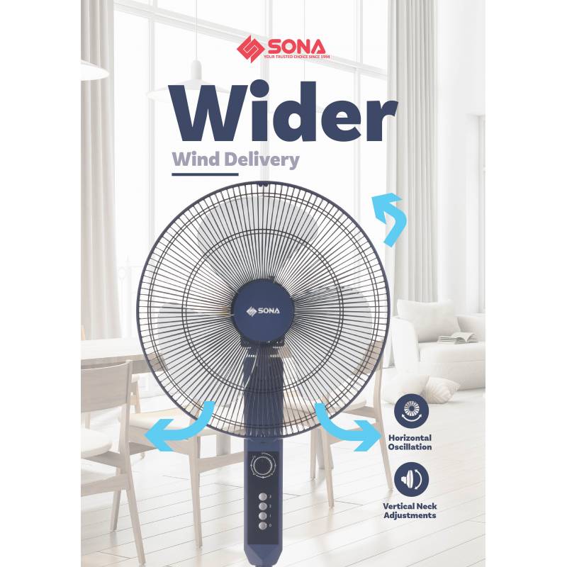 Sona Stand Fan 16" SFS 6402