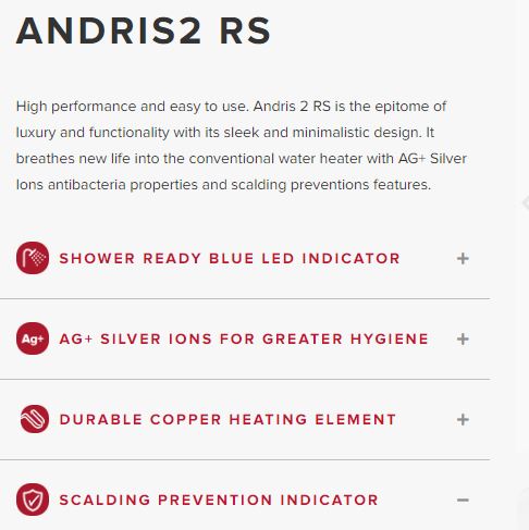 Ariston Storage Water Heater 15L AN2 RS-15