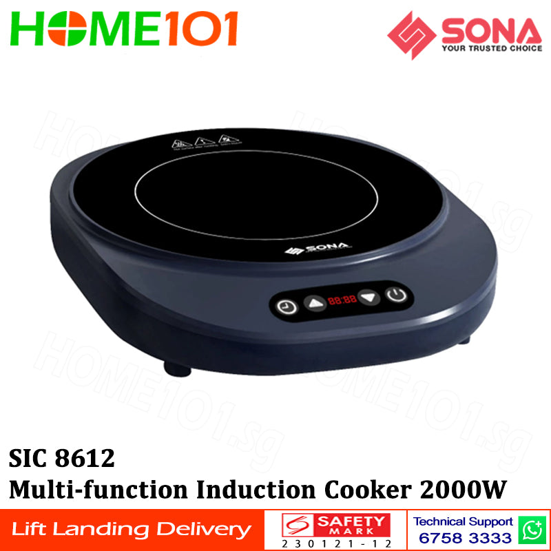 Sona Multi Function Induction Cooker 2000W SIC 8612
