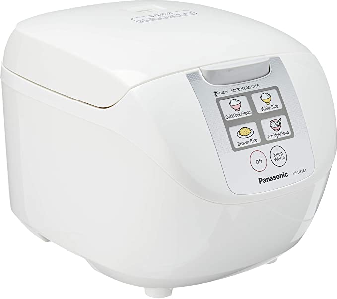 Panasonic Fuzzy Logic Rice Cooker 1.8Litres SR-DF181WSH