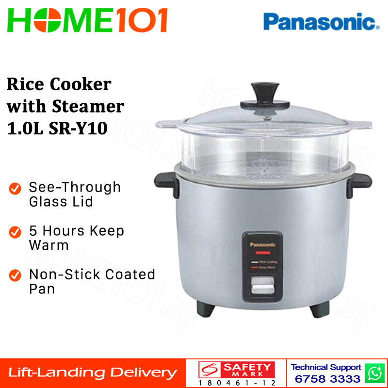 Panasonic Rice Cooker with Steamer 1.0L SR-Y10