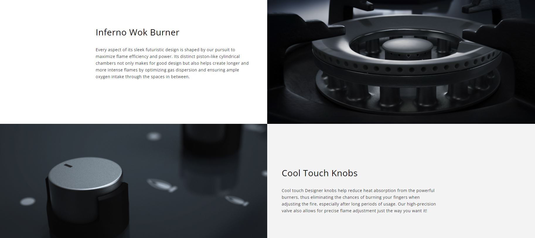 Tecno Stainless Steel Cooker Gas Hob 3 Burners SR 883SV I SR883SV - LPG / PUB - FREE INSTALLATION