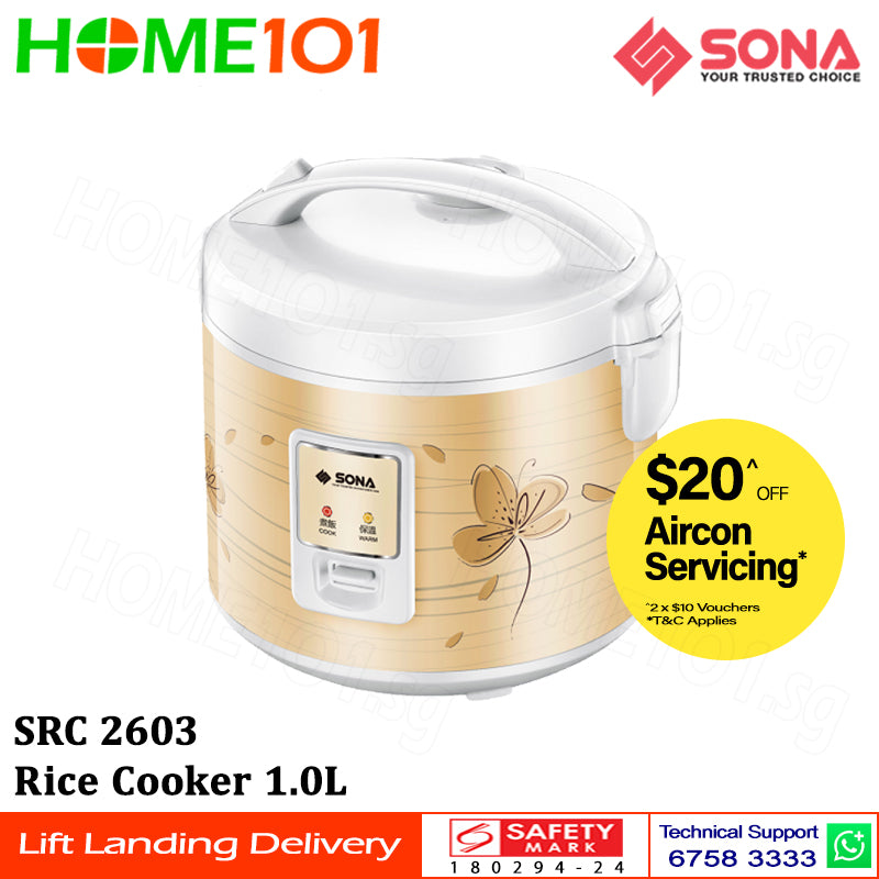 Sona Rice Cooker 1.0L SRC 2603