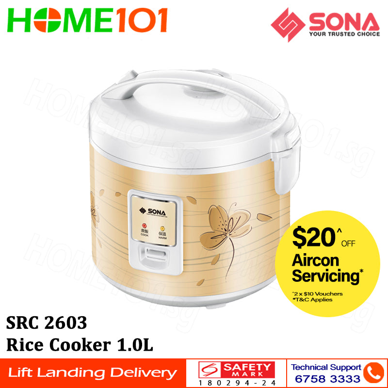 Sona RICE COOKER 1.0L SRC 2603