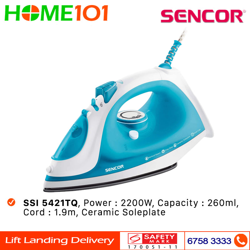 Sencor Steam Iron 2200W SSI 5421TQ