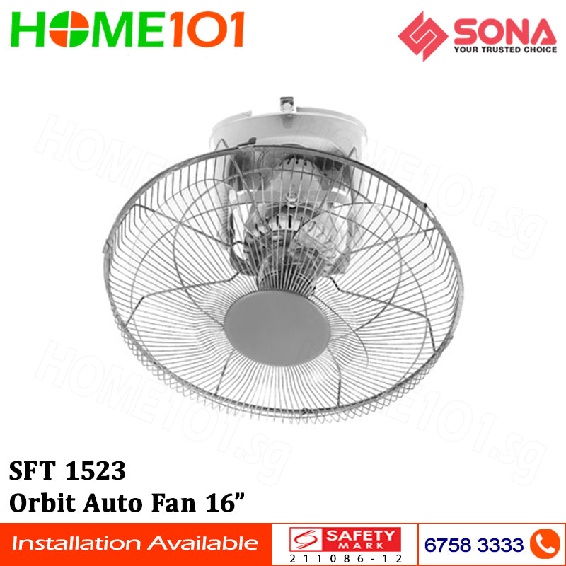 Sona Orbit Auto Fan 16" SFT 1523