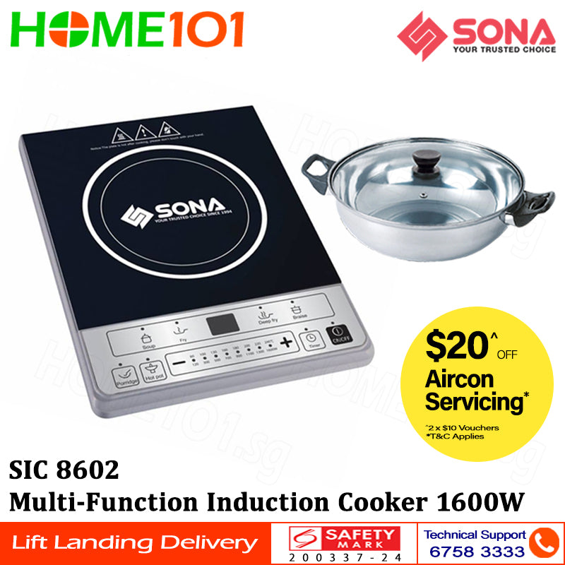 Sona Multi-function Induction Cooker SIC 8602