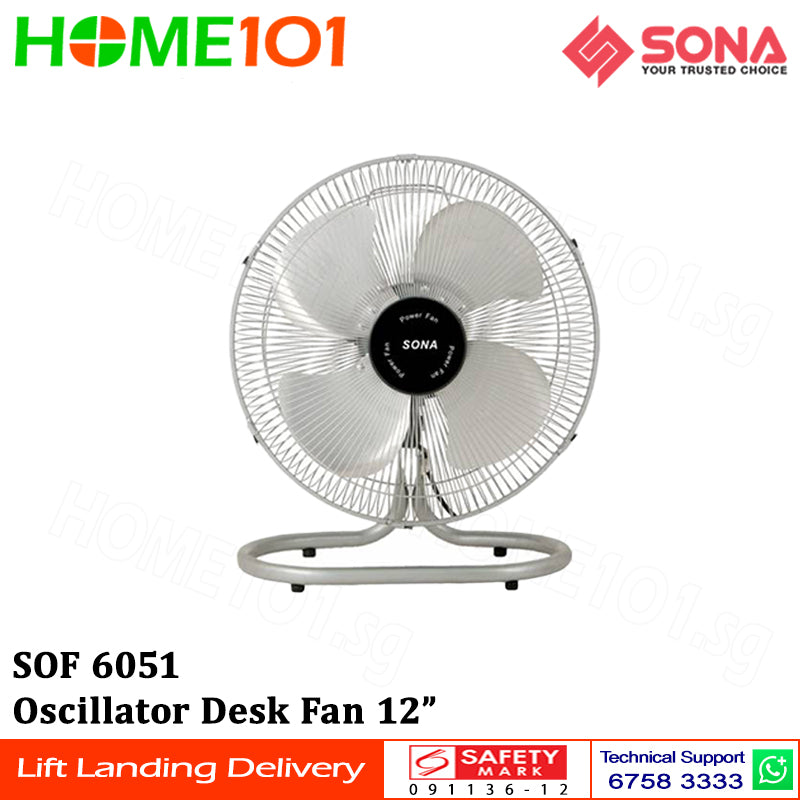 Sona Power Floor Fan 12" SOF 6051