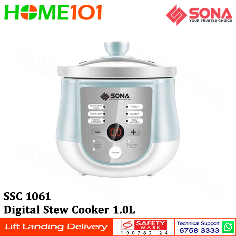 Sona Digital Stew Cooker 1.0L SSC 1061