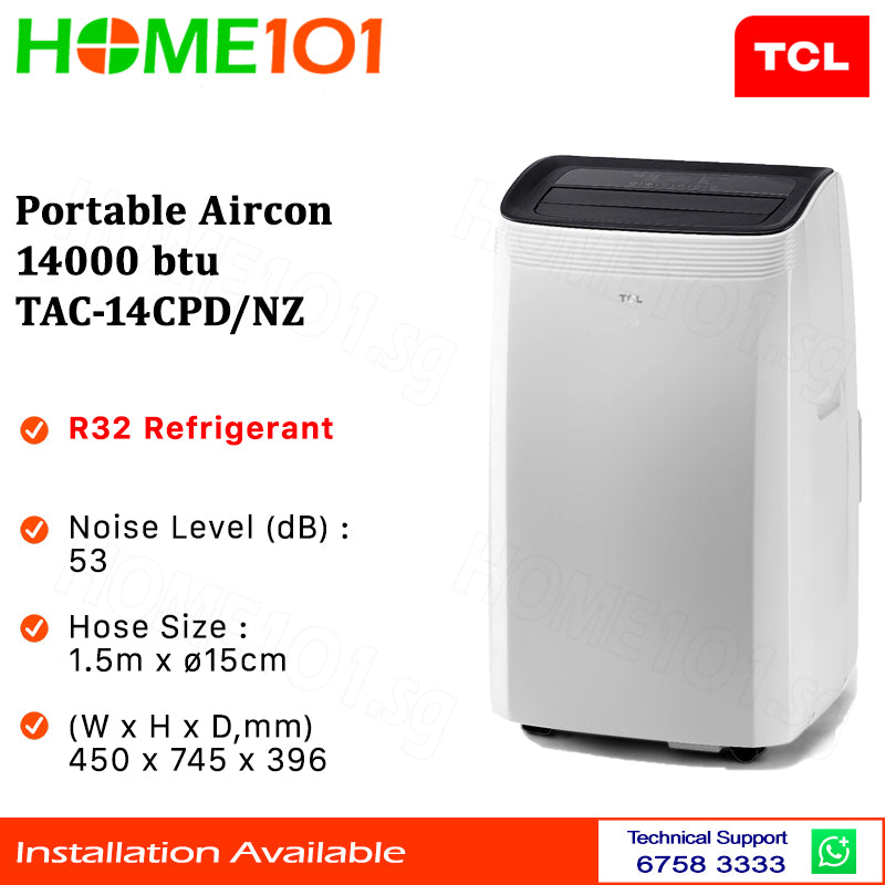 TCL Portable Aircon 14000BTU TAC-14CPD/NZ