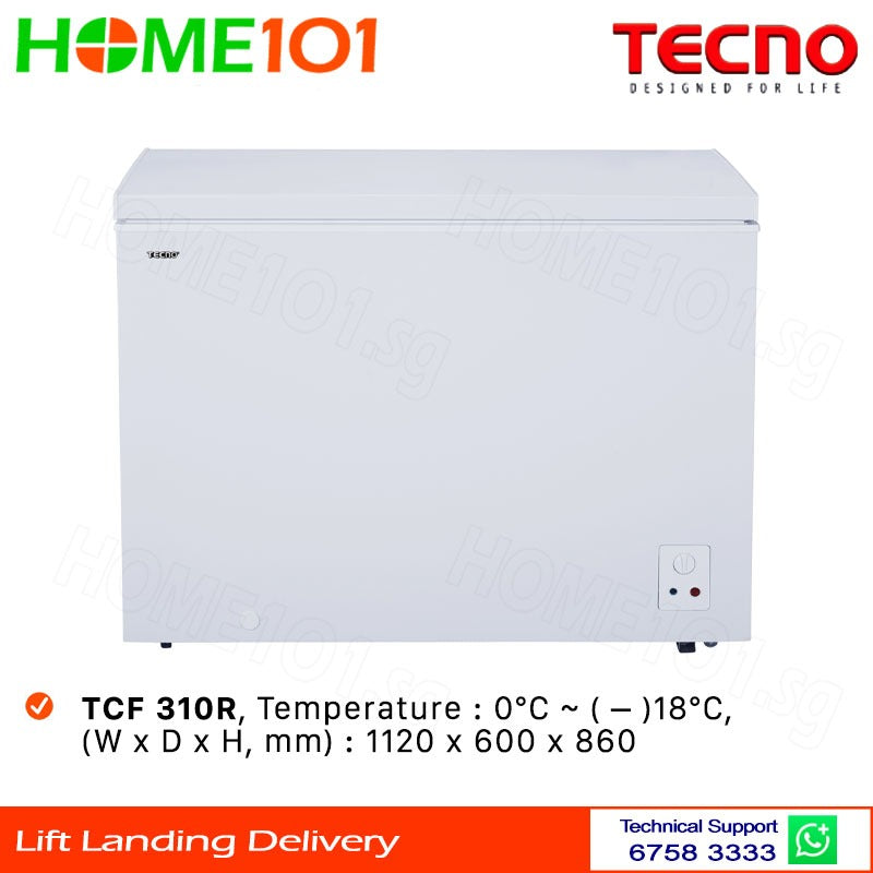 Tecno Chest Freezer 310L TCF 310R I TCF310R