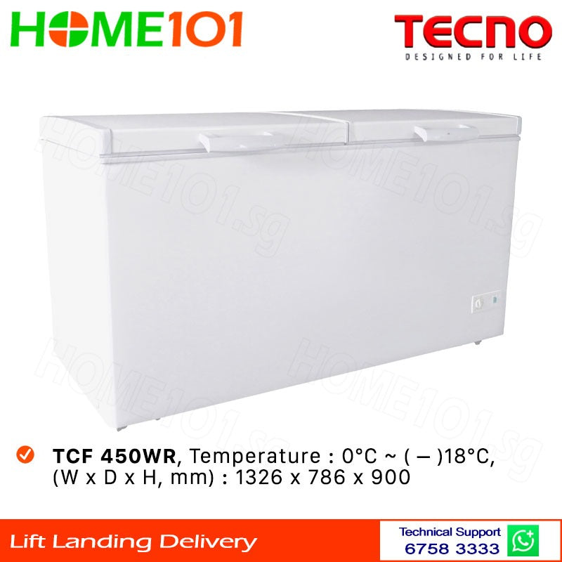 Tecno Chest Freezer 450L TCF 450WR I TCF450WR