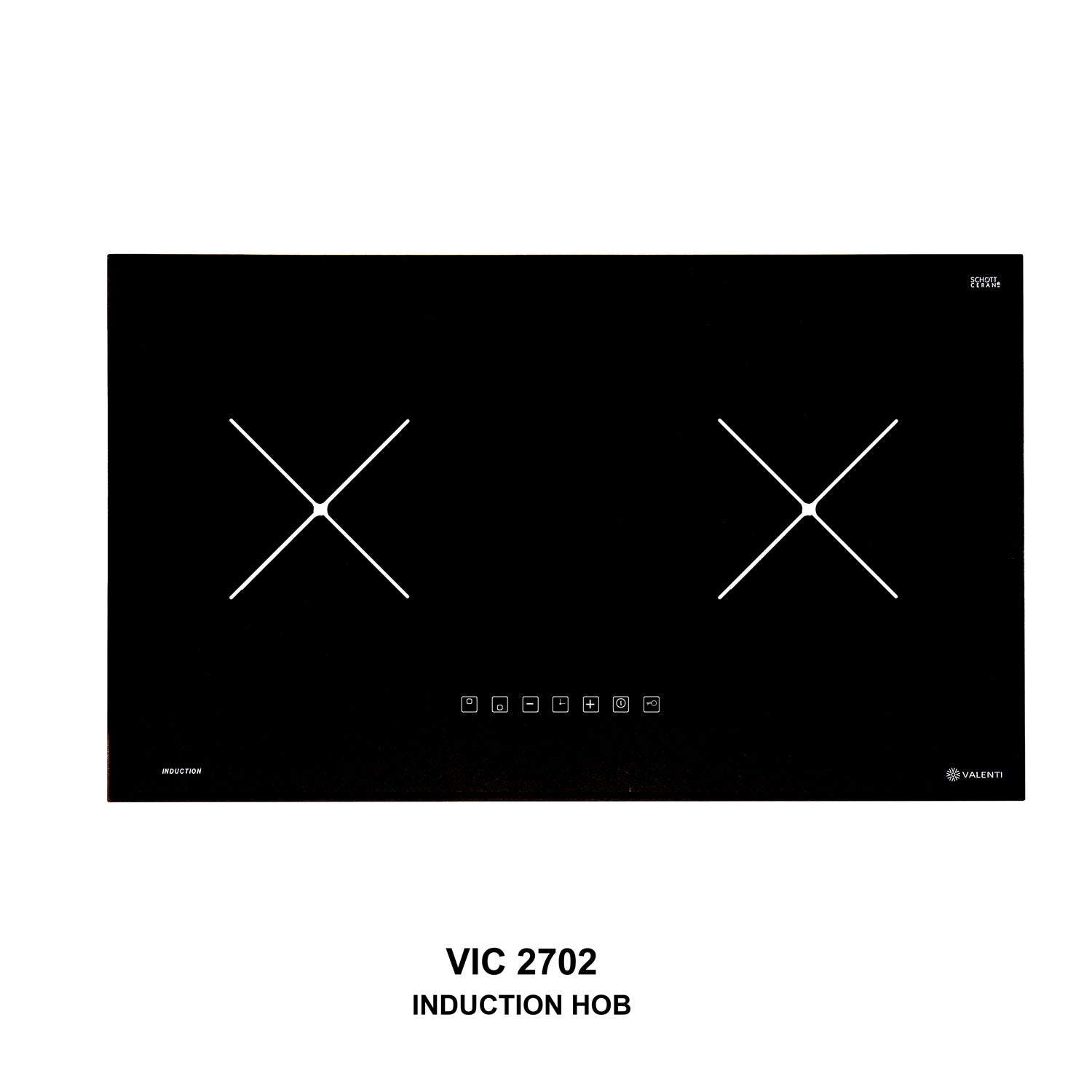 Valenti 2 Zones Induction Hob VIC 2702