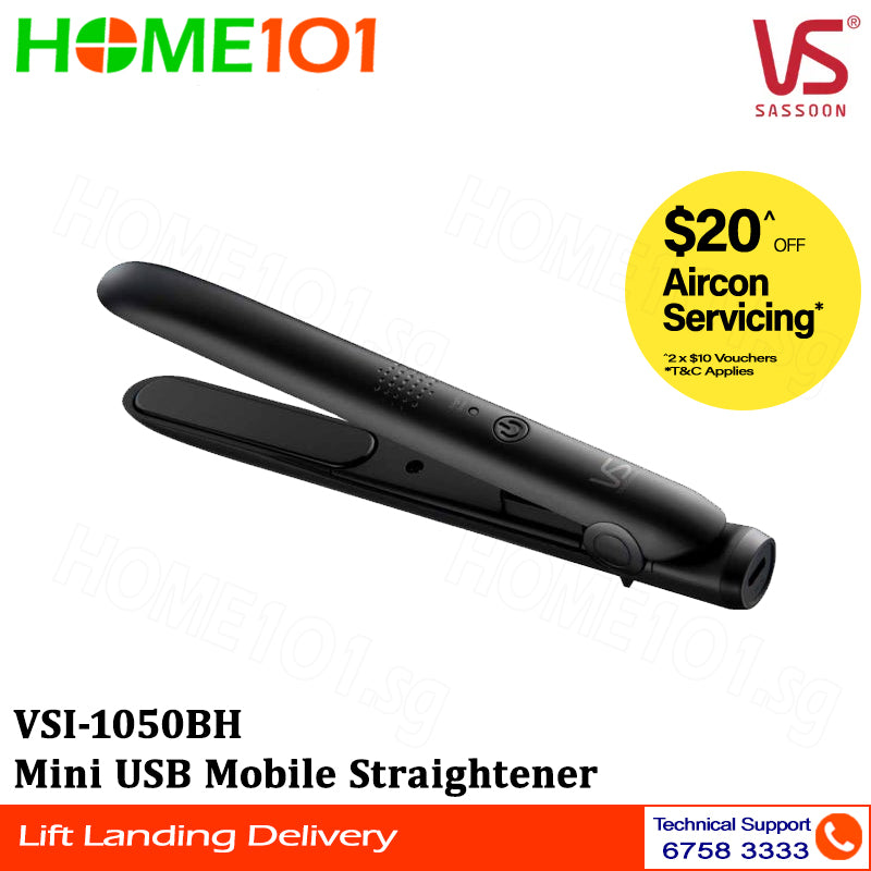 Vidal Sassoon Mini USB Mobile Straightener VSI-1050BH