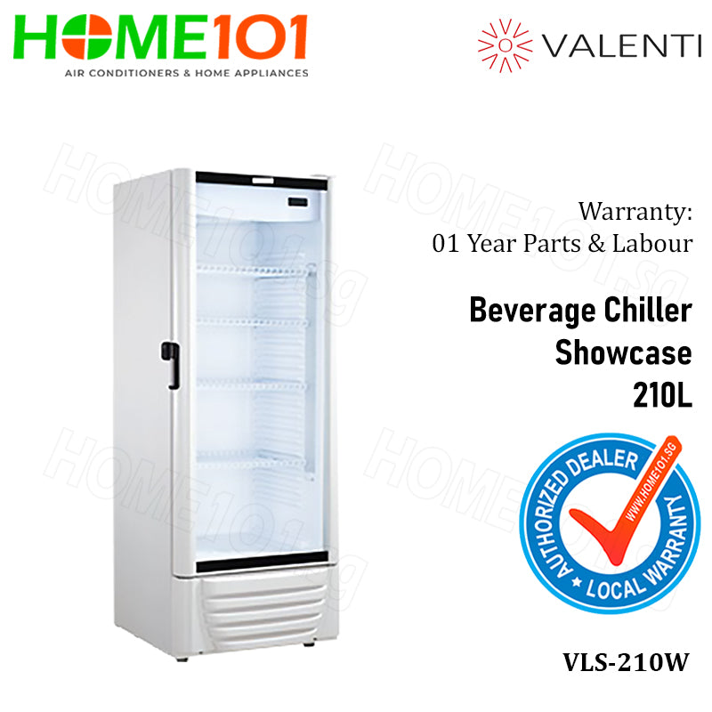 Valenti Beverage Chiller Showcase 210L VLS-210W