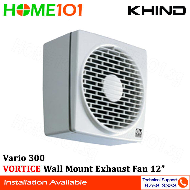 Khind Vortice Wall Mount Exhaust Fan 6"/9"/12" Vario