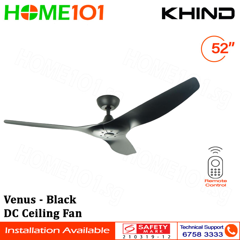 Khind DC Ceiling Fan 52" Venus