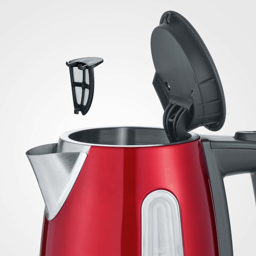 Severin Red Stainless Steel Kettle Jug 1L WK 3417