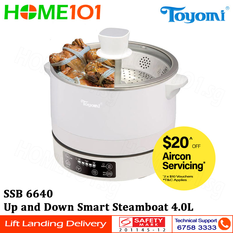 Toyomi Up and Down Smart Steamboat 4.0L SSB 6640