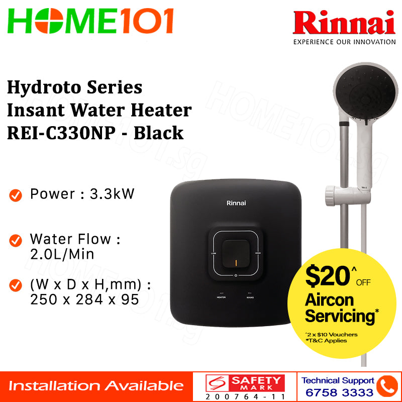 Rinnai Hydroto Series Instant Water Heater REI-C330NP