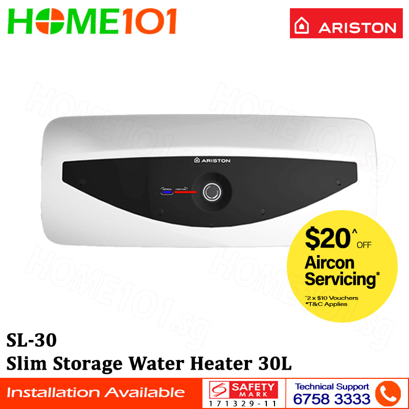Ariston Andris Slim Storage Heater 30L SL30