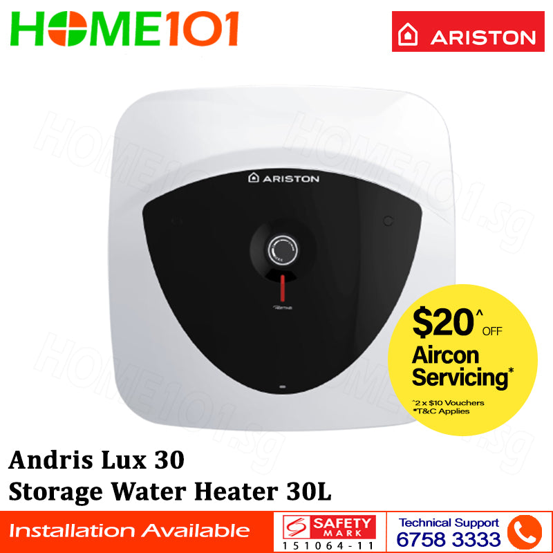 Ariston Storage Water Heater Andris 30L LUX 30